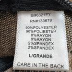 Love Tree Houndstooth Knit Button Side Mini Skort Tan Black Large Photo 10