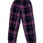 Victoria's Secret victoria’s secret pink and black plaid jogger pajama pants Photo 3