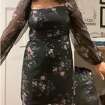 Forever 21  Black Floral Mini Dress Photo 7