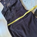 Cache Vintage  Brown Dress Bronze‎ Beading Mesh Cutouts Size 8 Formal Photo 8