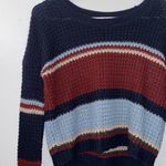 Rue 21 striped colorblock cropped sweater Photo 1