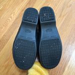 Dr Scholls Shoes Womens 8.5 M Work Clogs Wedge Slip On Black Leather Round Toe Photo 5