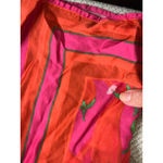 Farm Rio  Mixed Scarves pants in a multi-color print, size large Photo 14