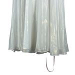 Mac Duggal  Rosette One Shoulder Tea Length Dress White Size 12 Photo 5