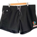 Bird well Beach Britches Black Board shorts Kauai patch size 16 Photo 0