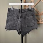 ZARA  Black Cut Off Denim Shorts - 8 Photo 2