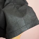 Free People  Rumi Ruched Faux Leather Mini Skirt. Size M Photo 2