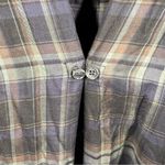 Anthropologie Holding Horses Blue Plaid Cody Button Up Midi Dress Photo 6