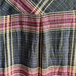 Cloth & Stone Anthropology  Navy and Pink Plaid Tunic Dress/Top Size M Photo 12