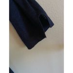 J Jill Navy Blue Linen Viscose Vneck Sheer Dress Swim Coverup Womens Small Photo 5