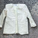 Vintage Executive Collection Blazer & Skirt Set Cream 14 Photo 1