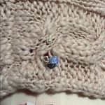 Betsey Johnson NEW  Knit Cowl Neck Scarf Pearls Light Pink NWT Photo 2