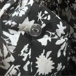 Missguided long sleeve black and white floral wrap dress size 10 NWT Photo 7