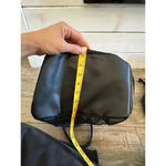 No Boundaries  NB211129 Black Leather Mesh Beach Tote Bag Photo 5