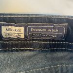 Miss Me Jeans Mid Rise Easy Crop Rhinestone embellished Women’s Sz 30 Dark Wash Photo 7