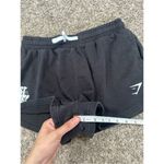 Gymshark leg day short regular fit pull on cotton gym post leg day feels black S Photo 7