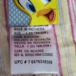 Warner Brothers Tweety Pink and Yellow Striped Pajama Pants woman’s sz XXL Photo 6