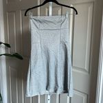 Silver Sparkly big back Bow Tube Dress coquette, Glam Romance Photo 3