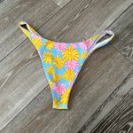 SheIn Adorable  Swimwear Sz L Floral Bikini Bottoms W Daisy Print Photo 3