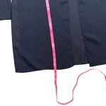 80s Vintage Sheer Black Sharade of California Open Robe Jacket Small Photo 2