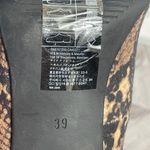 H&M  Snakeskin Print Block Heel Pumps Women’s EU 39 US 8.5–9 Photo 6