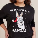 Torrid Size 1: Looney Tunes Bugs Bunny What’s Up Santa Graphic Tee Photo 2
