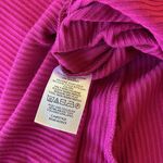 Loft NWT  RIBBED MAXI DRESS SIDE SLIT SMALL IN FUCHSIA Photo 5
