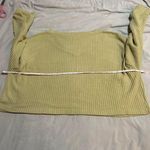 Romwe Light Green thermal crop top Photo 6