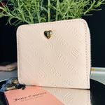 Juicy Couture Pink Wallet with Gold Heart Accent Not Your Babe Powder Blush Photo 1