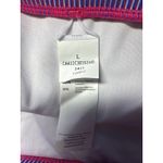 Cupshe  Purple Pink Stripe High Waisted Bikini Set Top Bottom Size L Photo 7