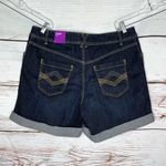 Lane Bryant NWT Size 18 Dark Blue Denim Roll Cuff Hemline Jean Shorts Photo 1
