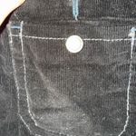 Old Navy  Women’s 10 Corduroy Velvet Black Flap Pocket Pants Y2K 2000s Photo 3