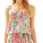 Lilly Pulitzer  Deanna Romper Flamingo Pink Southern Charm Size XS Preppy Beach Photo 0