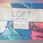 Loft Ann Taylor Petites Bird Floral Tropical Print Denim Pencil Skirt Si… Photo 2