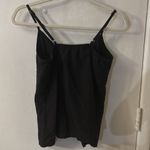 SheIn Black Linen Tie-Front Cut out Tank Top S Coquette Festival Rocker Punk Photo 5