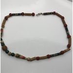 Australian Aboriginal Hand Painted Beaded‎ Necklace Art Jewelry *2 beads chipped Photo 1