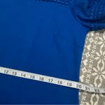 Talbots  Royal Blue Cotton Shirt Dress‎ Knee Length Size X-Large Petite Photo 8