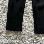 ZARA  basic black suede trousers size medium Photo 1