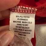 kim rogers  Red Pleated Blouse with Button Accents Photo 3