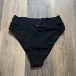 Victoria's Secret  Black High Waisted Bikini Bottoms Swim Suit Snatched Cheeky XL Photo 1
