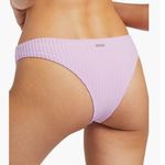 Billabong  Terry Rib Bikini‎ Bottom Tulip Lilac L Photo 3