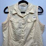 Columbia Titanium Womens Button Down Sleeveless Hiking Outdoor Shirt Size XL Photo 2
