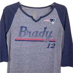 NFL New England Patriots Brady 12 Juniors T-Shirt Size Large Photo 1