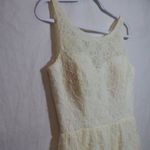 Marina Sleeveless Lace A Line Dress in Ivory Bridal Shower Wedding Size 8 Photo 3