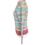 Vintage Light Pastel Fair Isle Knit Sweater M Blue Size M Photo 2