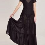 For Love & Lemons nwt black sombrero maxi dress size XS Photo 0
