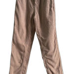 BDG Cream Corduroy Pants Mom High Rise Straight Leg Ribbed Cotton Size 26  Photo 0