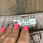 Free People Sueded Sateen Zipper Back Skinny Jeans Photo 4