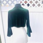 Huhot Velvet Dark Hunter Green 3/4 Bell
Sleeve Shrug Size L Photo 10