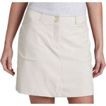 Nike Golf FITDRY Women's 10 Tech Beige Button Golf Skort Photo 0